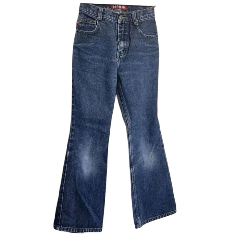 Zana Di Jeans Girls 10 Slim Bootcut Flare Y2K Vintage Denim Streetwear